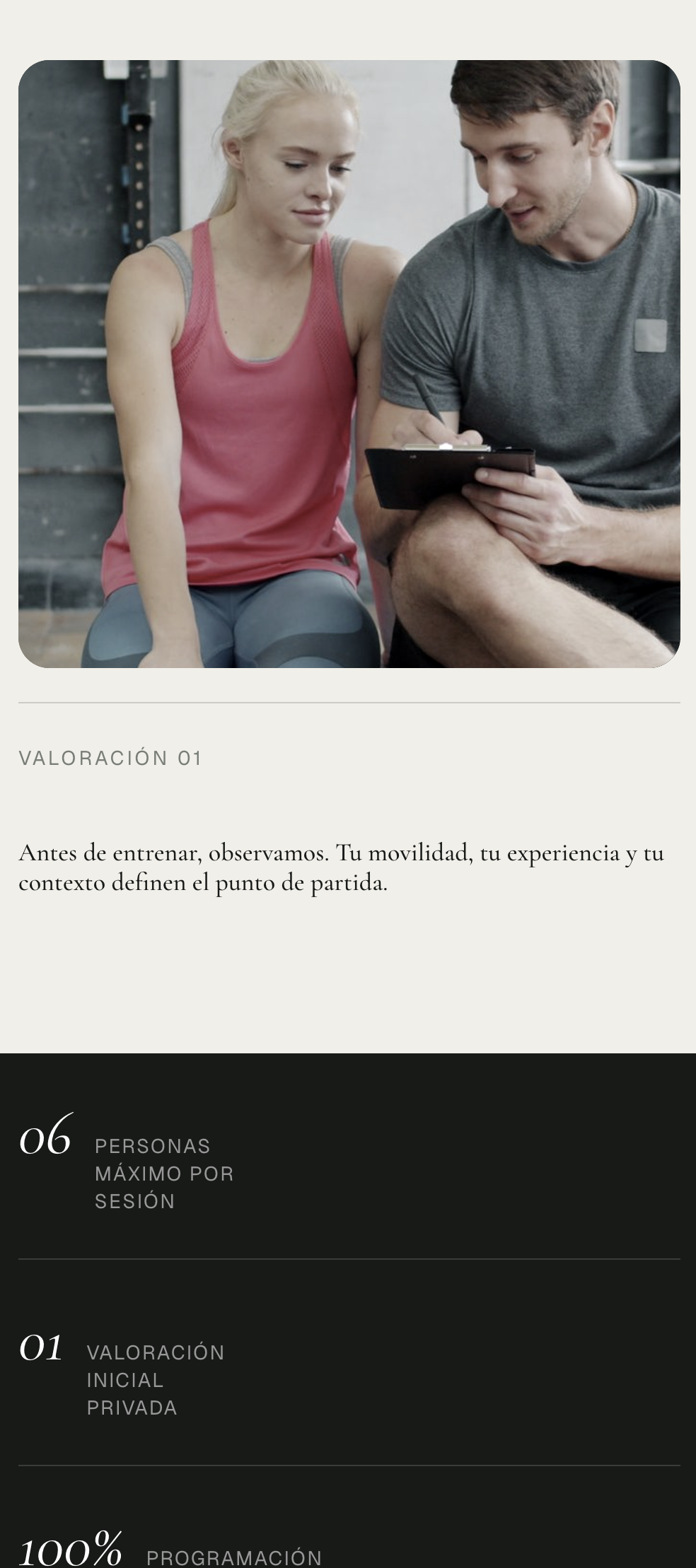 COTA: Método y valoración inicial